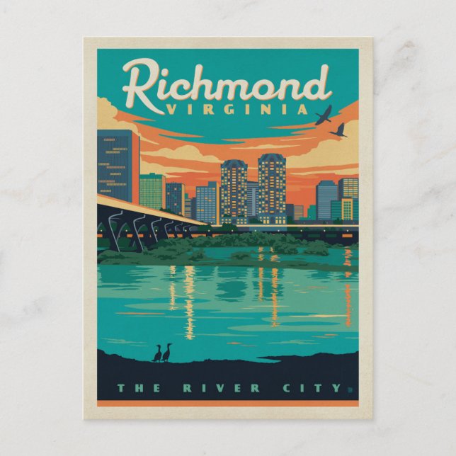 Postal De Anuncios Guarde la Fecha - Richmond, VA (Anverso)