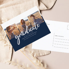 Postal De Anuncios Guión de fotos de graduación 2025 Grad