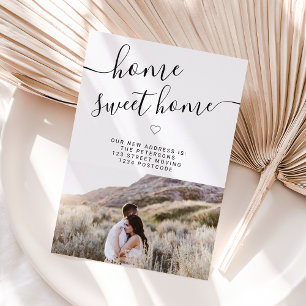 Postal De Anuncios Guión doméstico dulce para el hogar foto moderna