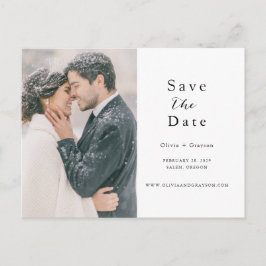 Postal De Anuncios Guión gráfico Guardar la fecha