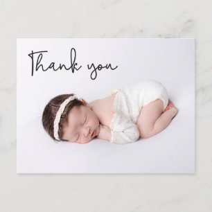 Postal De Anuncios Guión personalizado de agradecimiento para niña be