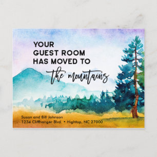 Postal De Anuncios Habitación de Invitados Trasladada a las Montañas 