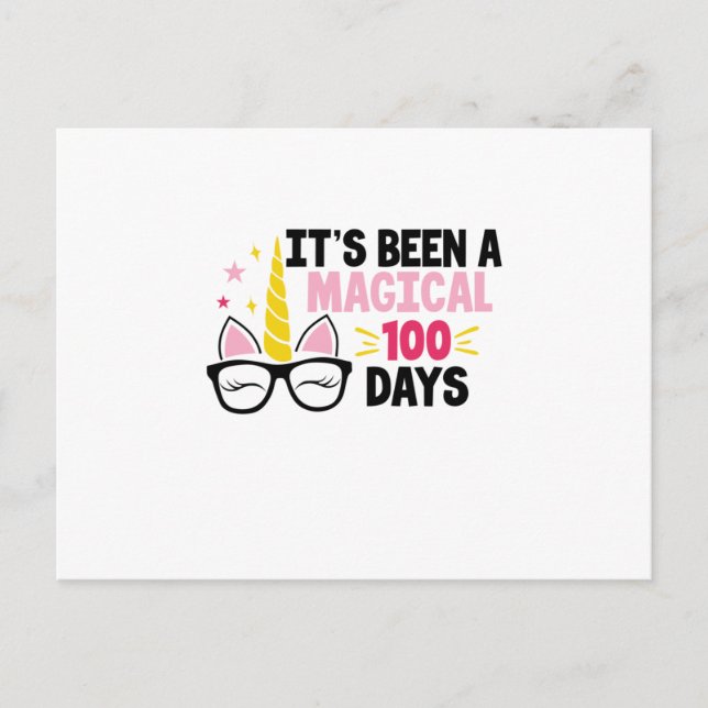 Postal De Anuncios Han Pasado 100 Días Mágicos (Anverso)