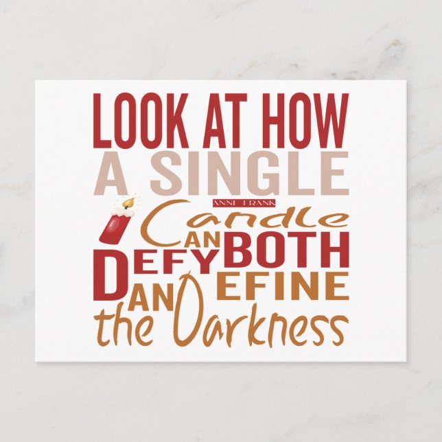 Postal De Anuncios Hanukkah Quotes  (Anverso)