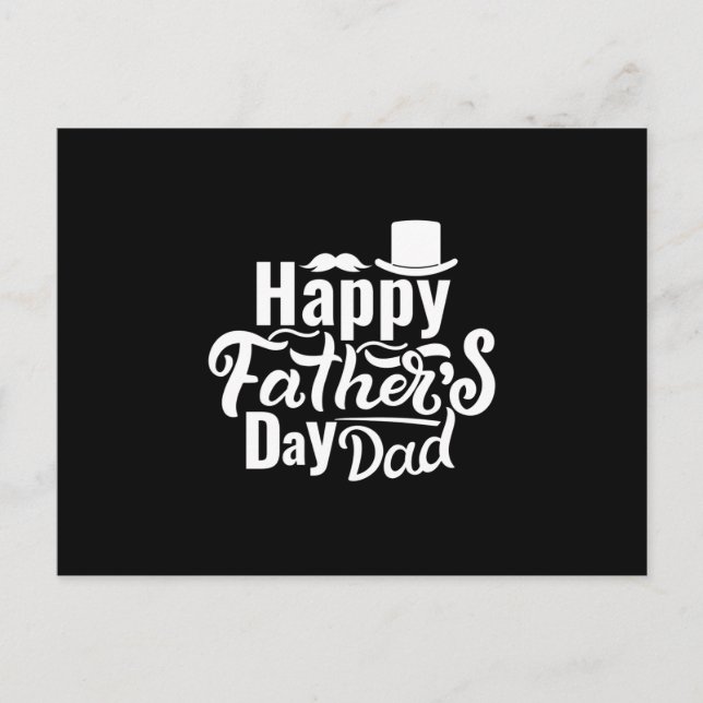 Postal De Anuncios Happy Fathers Day Dad Gift For Daddy (Anverso)