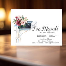 He cambiado, Buzón de acuarela flores azules