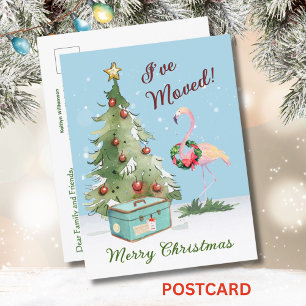 Postal De Anuncios He movido árbol de Navidad de flamenco de presupue