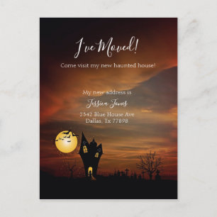 Postal De Anuncios He movido la nueva notificación de dirección movie
