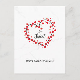 Postal De Anuncios Heart with Hearts Love is Sweet Quote Design