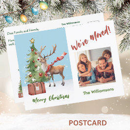 Postal De Anuncios Hemos movido el árbol navideño de fotos de presupu