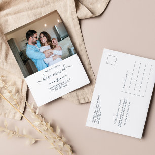 Postal De Anuncios Hemos movido el cambio de dirección de la fotograf