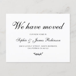 Postal De Anuncios Hemos movido el guión de la tipografía nuevo movim