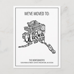 Postal De Anuncios Hemos movido la floral Mandala Alaska, nueva casa 