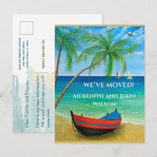 Postal De Anuncios Hemos movido las palmas tropicales de los océanos