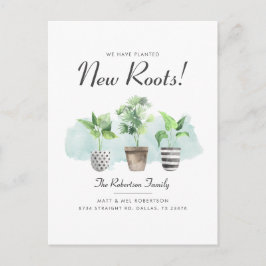 Postal De Anuncios Hemos movido plantas potentadas nuevas raíces movi