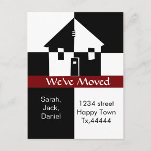 Postal De Anuncios hemos movido postcard