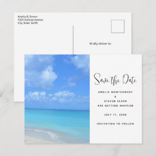 Postal De Anuncios Hermosa playa tropical turquesa
