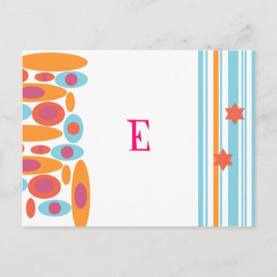 Postal De Anuncios Hip Bat Mitzvah Salven la fecha