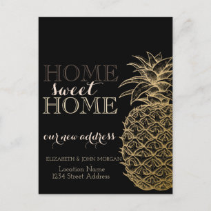 Postal De Anuncios Hogar Dulce Hogar,Pina Dorada,Dirección Nueva Negr