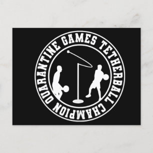 Postal De Anuncios Hogar Juegos Atléticos Cuarentena Tetherball Tenni