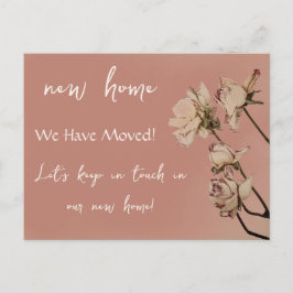 Postal De Anuncios Hogar Nuevo Moderno Nos Hemos Mudado