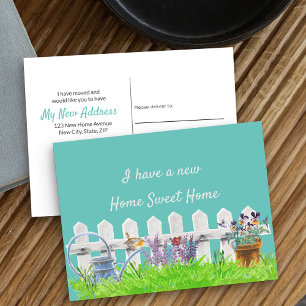 Postal De Anuncios Hogar Sweet Home White Picket Fence My New Address