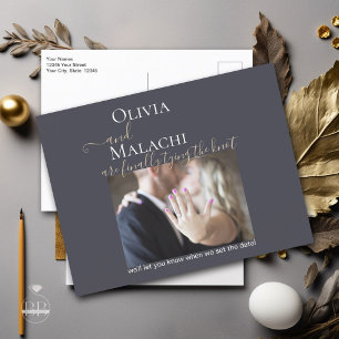 Postal De Anuncios Hoja de Oro Impasto Noir