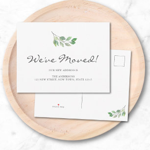 Postal De Anuncios Hojas acuarelas que hemos movido