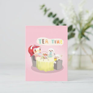 Postal De Anuncios Hora del Té