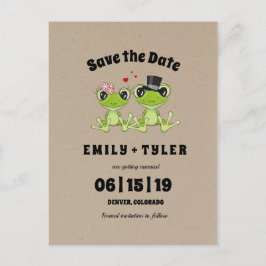 Postal De Anuncios Hoy en día, en el amor, una boda de ranas salva la