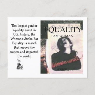 POSTAL DE ANUNCIOS IGUALDAD, SOY MUJER