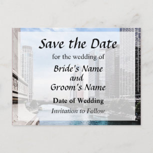 Postal De Anuncios IL - Ver desde el puente de la Avenida Michigan