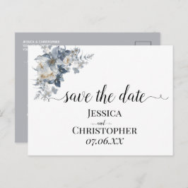 Postal De Anuncios ilustración en acuarela rústica de un floral 