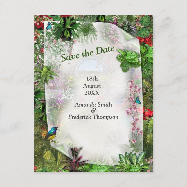 Postal De Anuncios Indoor, Outdoor Nature in Bloom (Anverso)