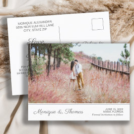 Postal De Anuncios Información de la página web para guardar la fecha