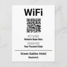 Instrucciones de WiFi con código QR