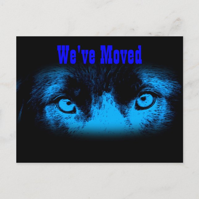 Postal De Anuncios Intenso Cambio De Dirección En Los Ojos (Anverso)