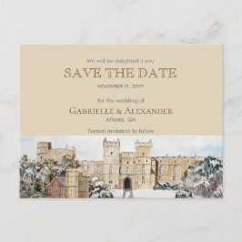 Postal De Anuncios Invierno en la boda del Castillo de Windsor Ahorra
