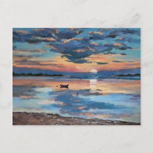 Postal De Anuncios Isla Bribie Queensland en moonrise