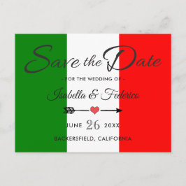 Postal De Anuncios Italia Boda Italiana Salvar Fecha