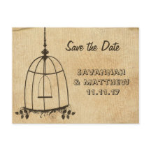 Jaula de Pájaros Save the Date