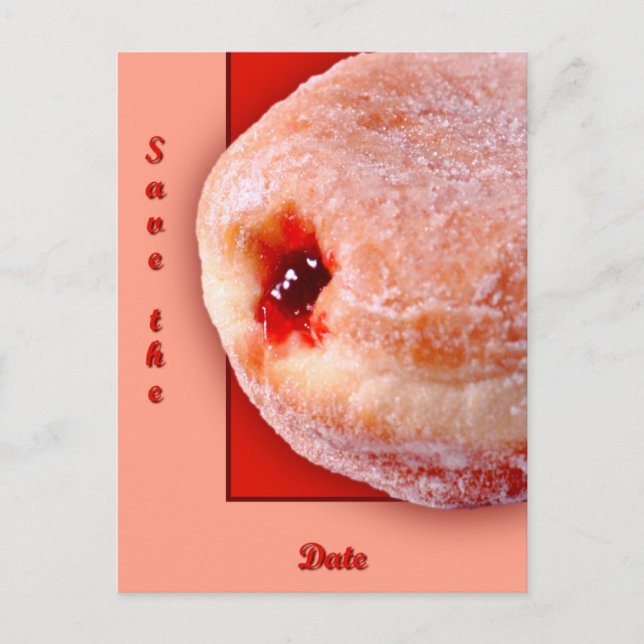 Postal De Anuncios Jelly Filed Donut (Anverso)