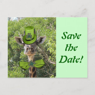 Postal De Anuncios Jirafa Afortunada