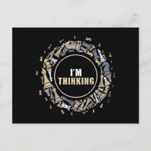 Postal De Anuncios Jugador de ajedrez Nerd Chess Lover Gift