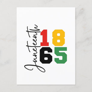 Postal De Anuncios Juneteenth 1865 El verdadero día de la independenc