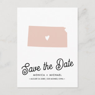 Postal De Anuncios ¡KANSAS State Destination Wedding ANY COLOR!