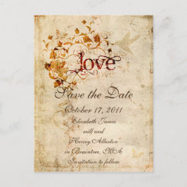 Postal De Anuncios KRW Corinthians Love is: Save the Date Postcard
