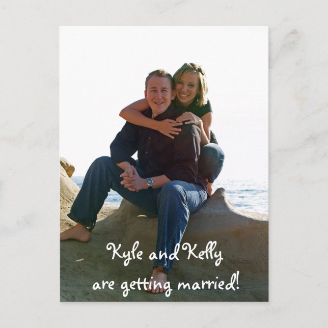Postal De Anuncios ¡Kyle y Kelly se casan! (Anverso)