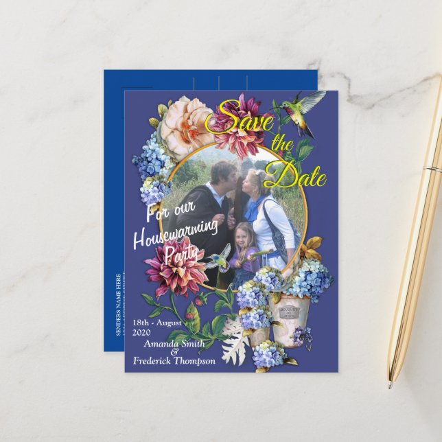 Postal De Anuncios La acuarela floral de la era victoriana (Anverso/Reverso In Situ)