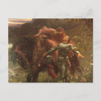 Postal De Anuncios La Belle Dame sans MGracias por Frank Dicksee Boda